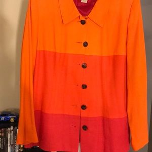 Two piece jacket and skirt